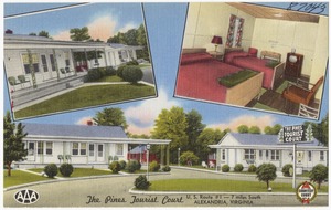 The Pines Tourist Court, U.S. Route #1, - 7 miles south, Alexandria, Virginia