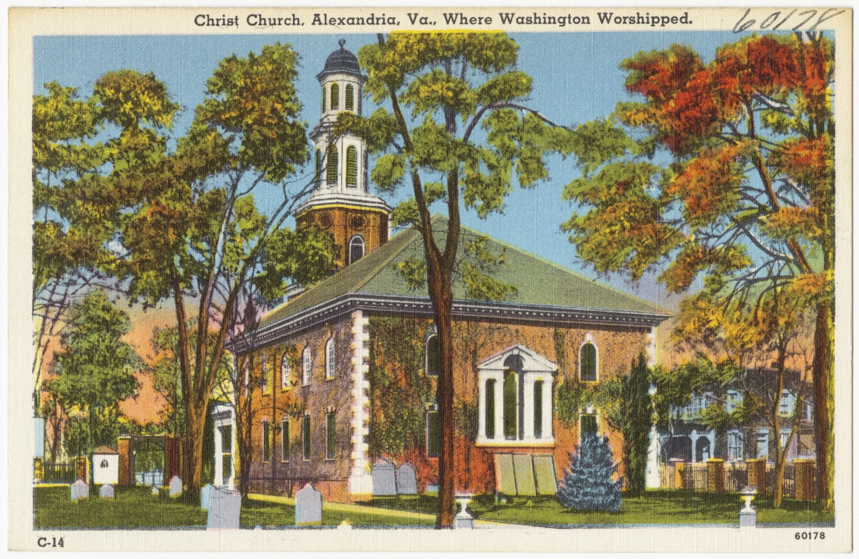 Christ Church, Alexandria, Va., where Washington worshipped.