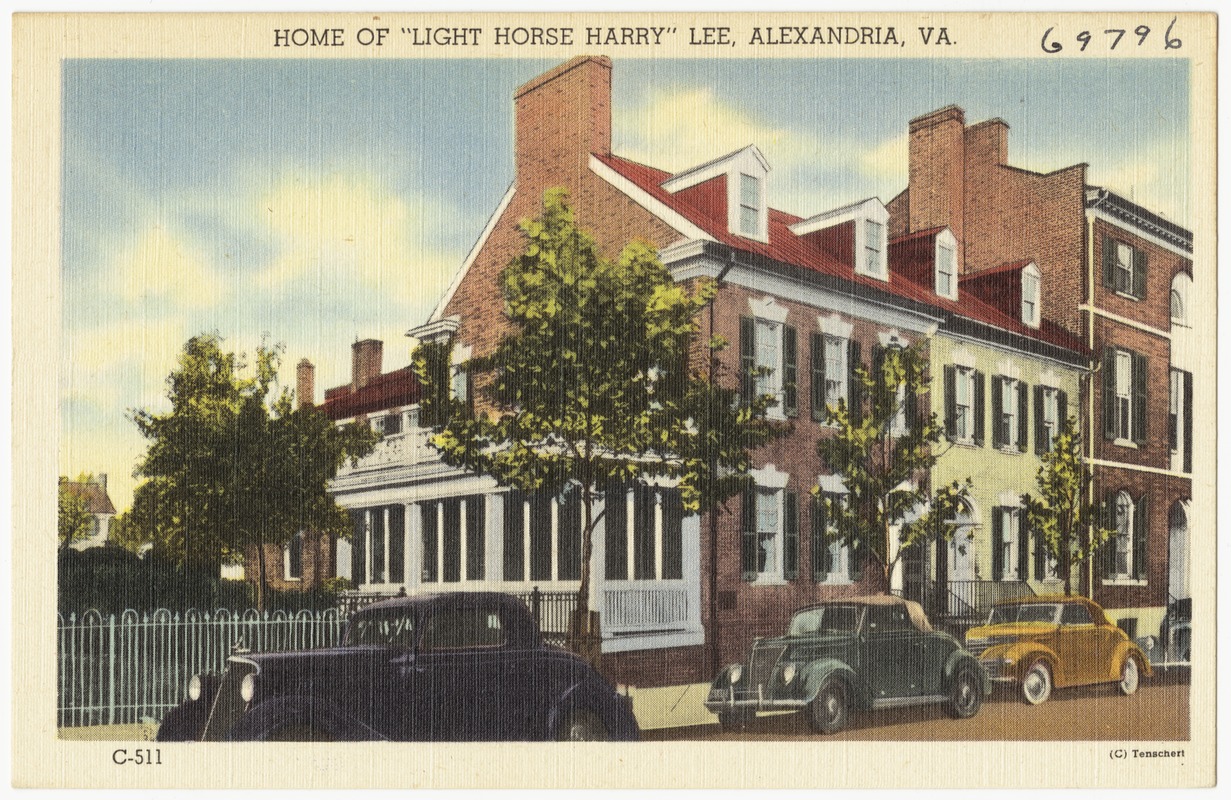 Home of "Light Horse Harry" Lee, Alexandria, VA.