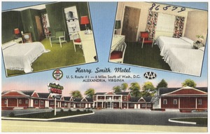 Harry Smith Motel, U.S. Route # 1 -- 6 miles south of Wash., D. C., Alexandria, Virginia