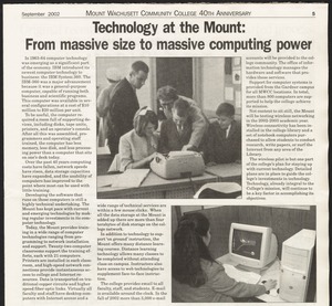 Technology at the Mount: from massive size to massive computing power