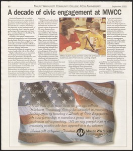 A decade of civic engagement at MWCC
