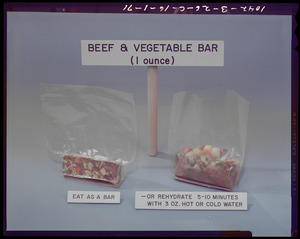 FEL food, freeze-dried compressed, beef + vegetable bar (1 oz.)