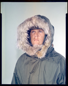 CEMEL, clothing, cold-weather, headgear, cold-dry (parka over helmet)
