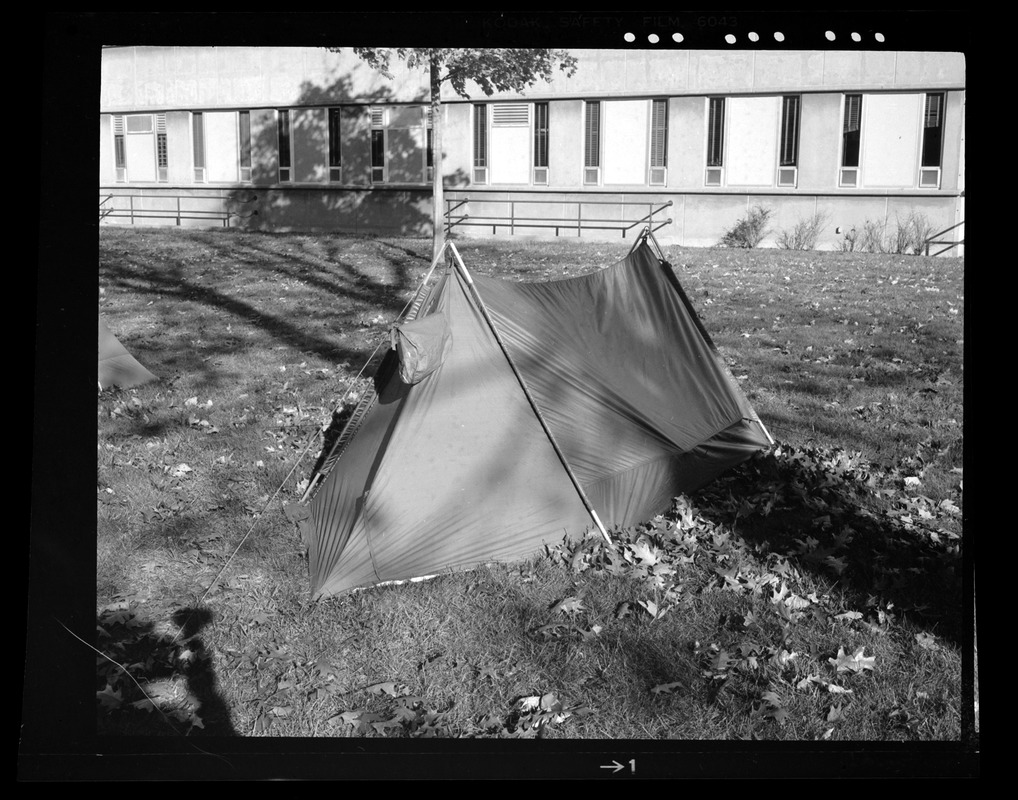 Natick experimental mountain tent - Digital Commonwealth