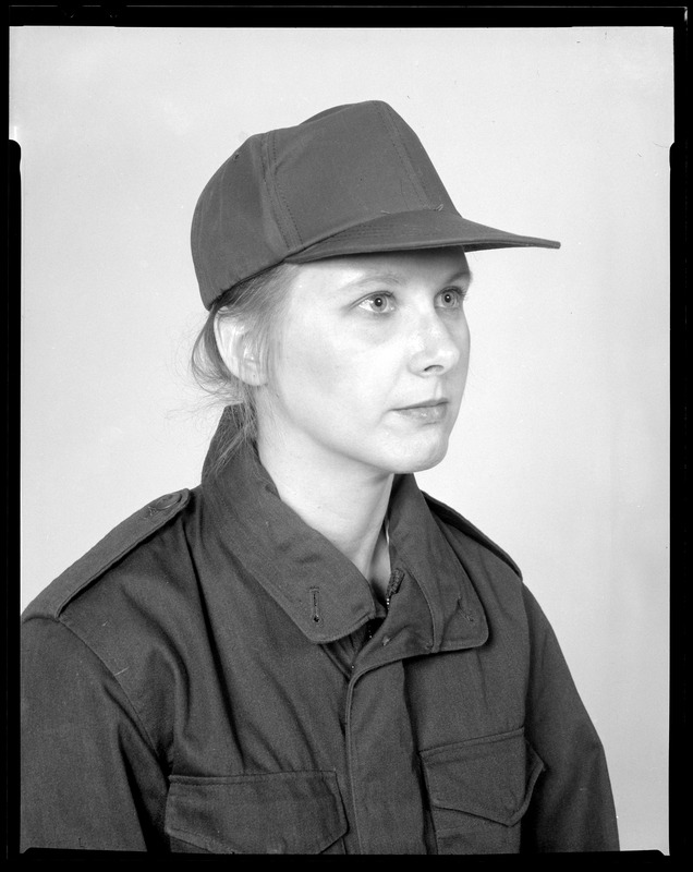 Woman wearing baseball hat