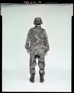 IPL body armor set, individual counter-mine (basic), back view