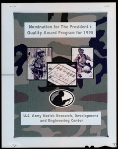 Nomination for the President's Quality Award Program for 1995, U.S. Army Natick Research, Development and Engineering Center