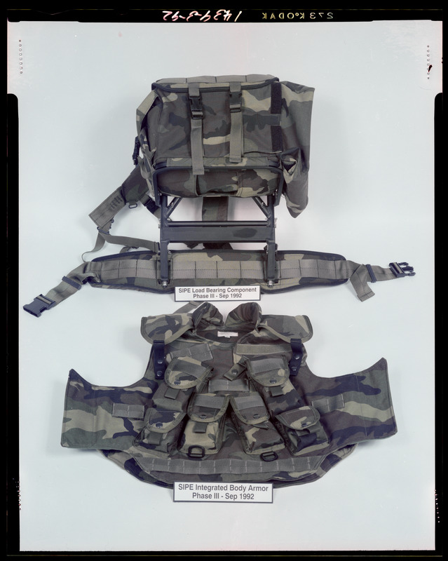 SIPE load bearing component phase III - Sep 1992, SIPE integrated body armor phase III - Sep 1992
