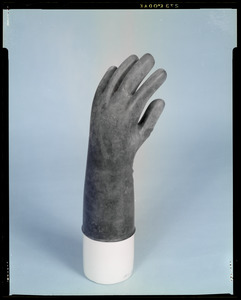 IPD rubber glove on form