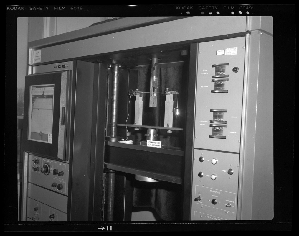 Strand cutting test instrument