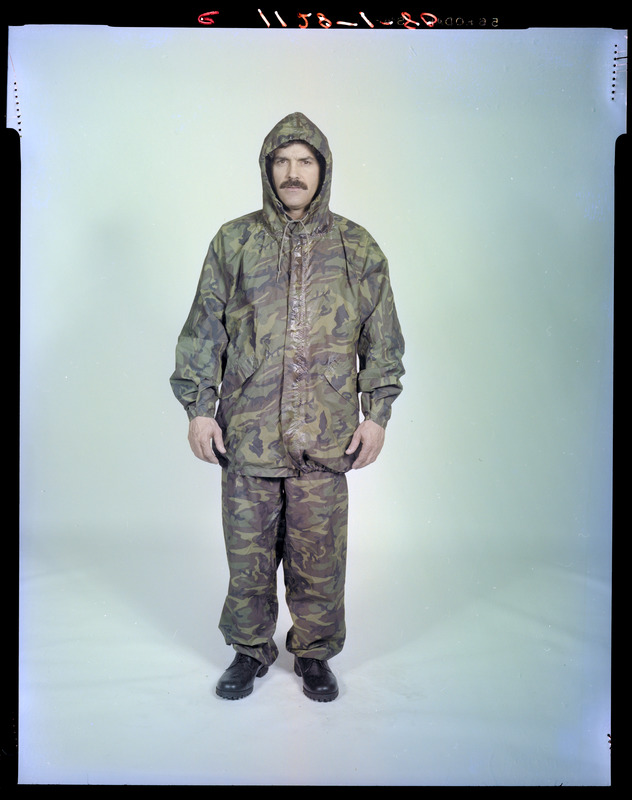 Waterproof camflage jacket (deluz) - Digital Commonwealth