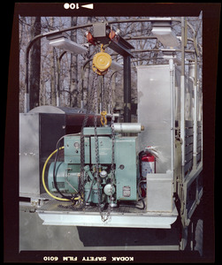 Truck bed and winch