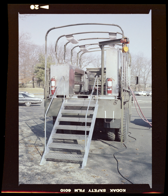 Truck bed and stairs