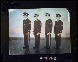 Four soldiers in dress uniform
