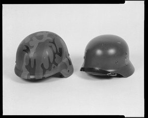 CEMEL German & American army helmet