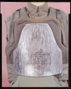 USAF proposed armor insert over standard 'A' armor aircrew vest