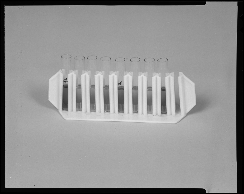 Pollution abatement lab samples in tubes