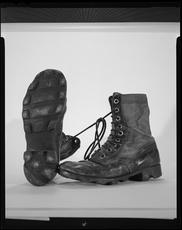 Boots - showing wear - Digital Commonwealth