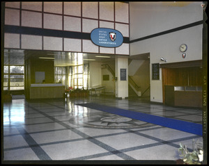 Grounds & facilities - admin. bldg, lobby overall view