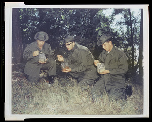 FEL - food, meal, long range patrol (3 men in field)