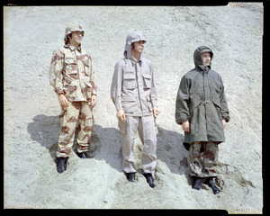 Desert uniforms 3 men