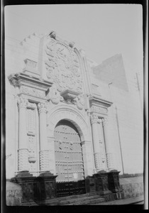 Doorway, Church of the Company of Jesus, Arequipa, Peru