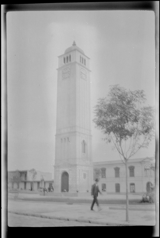 Clock tower, University Park, Lima Peru