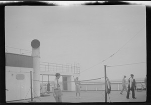 Deck of the RMS Queen Mary