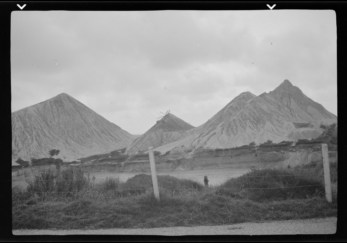 China clay mounds, Cornwall