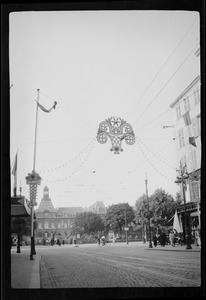 Havre, the decorations for the 14th of July