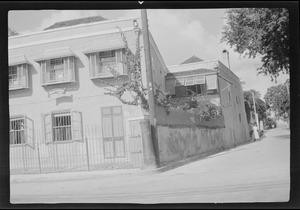 Bridgetown, Barbados, B. W. Indies, house occupied by George Washington while on a visit to the island to see his brother Lawrence, now owned by two Americans