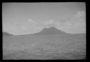 Island of Martinique, French West Indies, showing Mt. Pelée, which erupted in 1900