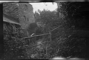 The waterwheel at the mill of "Avoca Industries," Avoca, Ireland, industry of the Misses Wynne
