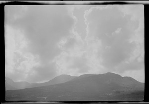 In Connemara, the "Twelve Pins," nice cloud effect