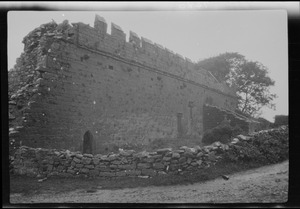 Murrisk, wall of the old church