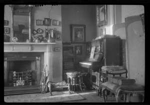 10 Pembroke Rd., Dublin, drawing room of Miss Gleeson's home where I lived during the winter of 1921-1922
