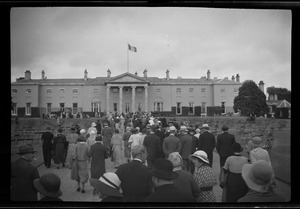 The World Federation of Education Associations Conference in Dublin. Members arriving for the garden party given by Pres. De Valera and the government