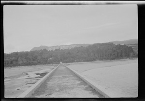 Mallaranny, Ireland, causeway to the beach at the rear of the hotel