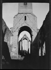 The nave of the old cathedral [i.e. Ennis Friary], Ennis, Co. Clare