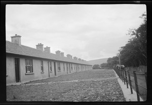 Government housing scheme, new houses in Dingle, Co. Kerry to rent for 2/6 a week