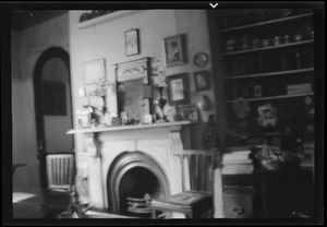 The dining room at "Dun Emer," Dundrum, Miss Gleeson's desk in the corner