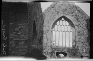Gothic window in Holy Cross Abbey, Co. Tipperary, Ireland