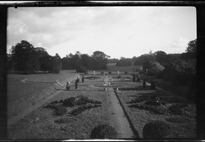 The terrace garden of Moore Abbey, Monasterevan, Co. Kildare