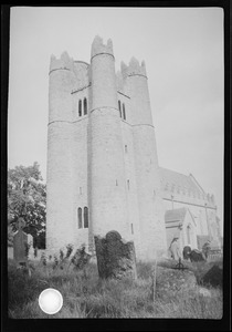 Lusk round tower and church, Lusk, Ireland