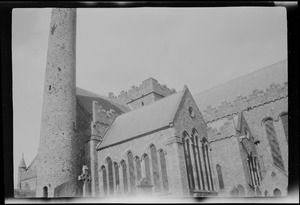 Kilkenny, Ireland, the old cathedral and round tower