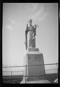 Statue of St. Patrick on top of Tara Hill