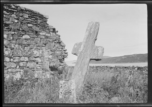 Old Cross in Meevagh [i.e. Mevagh] Churchyard, Co. Donegal