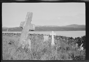 Old Cross in the churchyard at Meevagh [i.e. Mevagh], Downings, Co. Donegal