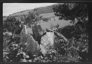 Dolmen, Rathmullan, Co. Donegal, top stone has been removed